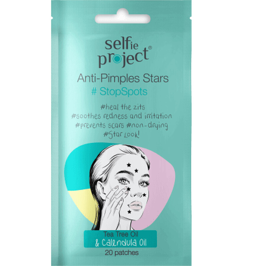 Selfie Project Anti-pimple patches, 20 pcs