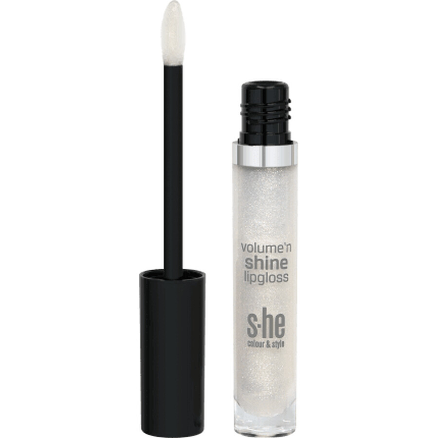 She colour&style Volume 'n shine Lip gloss 340/005, 5,2 g