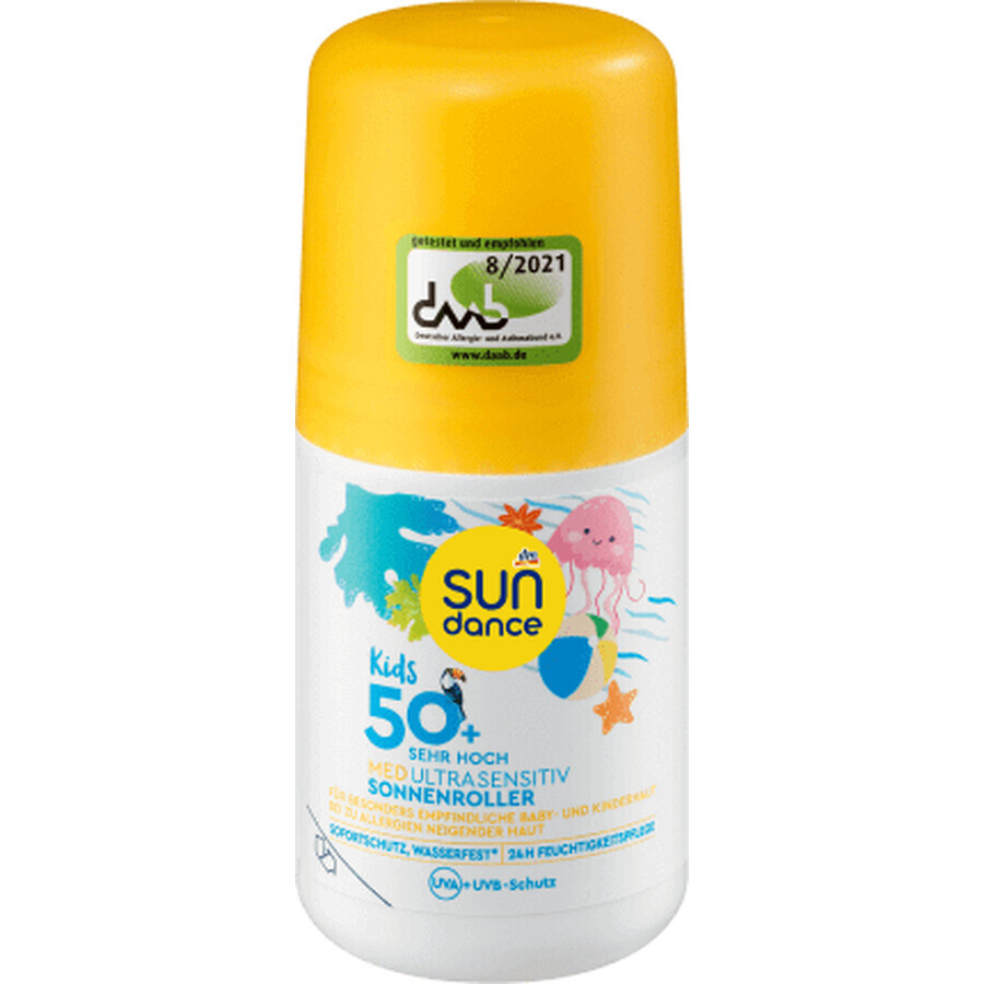 Sundance Roll-on zonnebrandcrème SPF50 kinderen, 100 ml