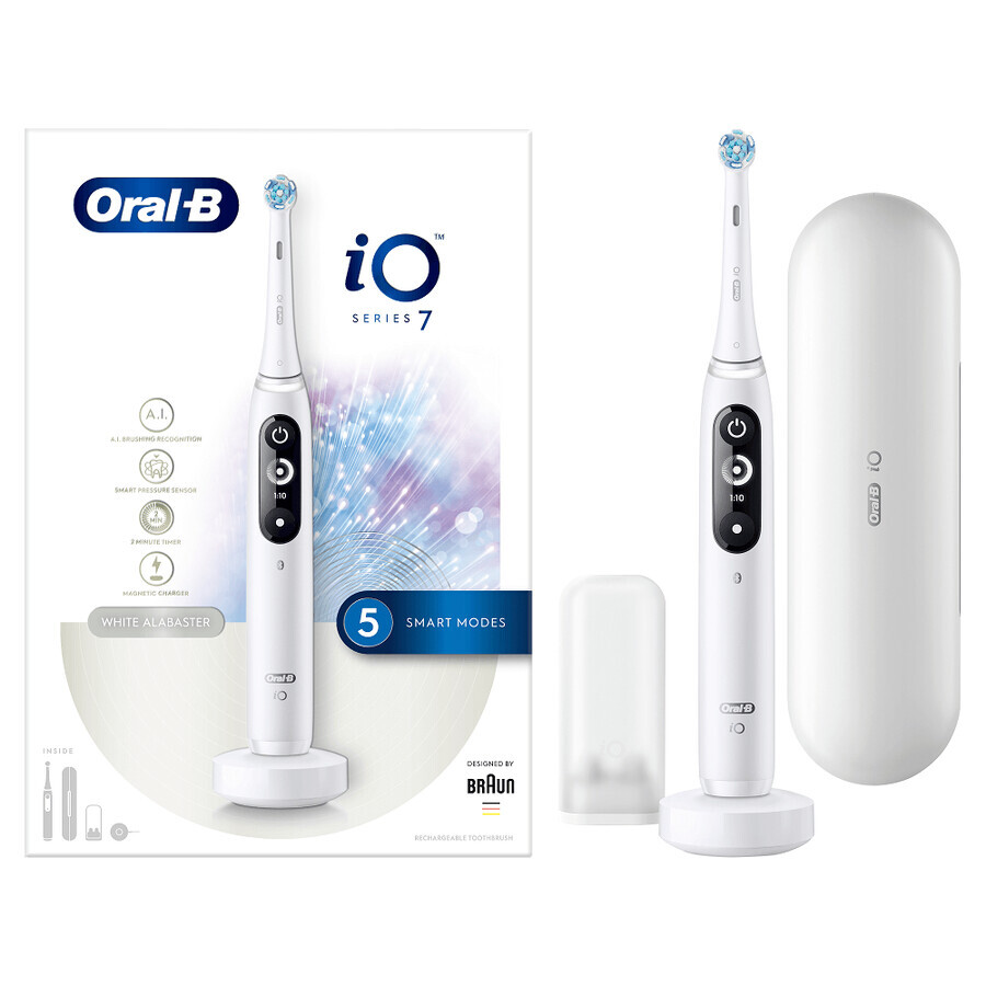 iO7 Electric Toothbrush White, Oral-B