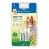 Antiparasitic repellent pipettes with geraniol for dogs between 10-20 kg, 4 X 2 ml, Francodex