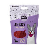 Récompenses de canard pour chiens Jerky Duck Fillets, 80 g, Mr Bandit