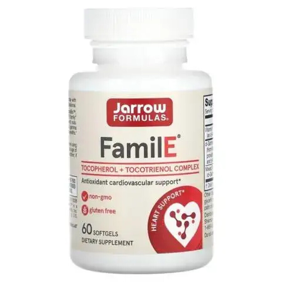 Famil-E Jarrow Formulas, 60 capsules, Secom
