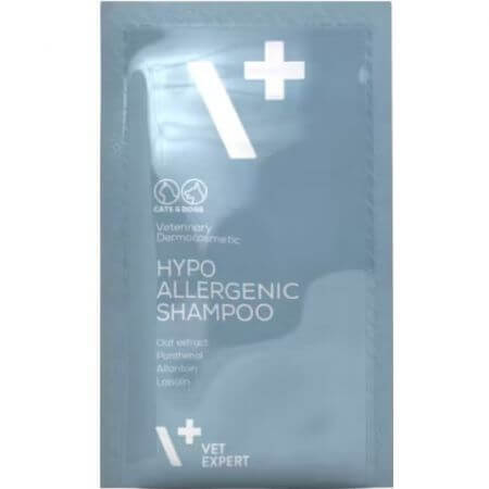 Hypoallergene shampoo voor honden en katten, 15 ml, VetExpert