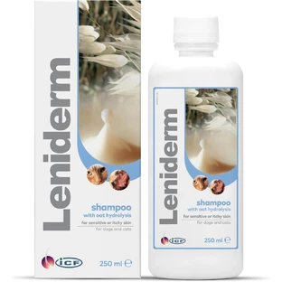 Leniderm Shampoo,  250 ml, Shampoo voor honden en katten ICF