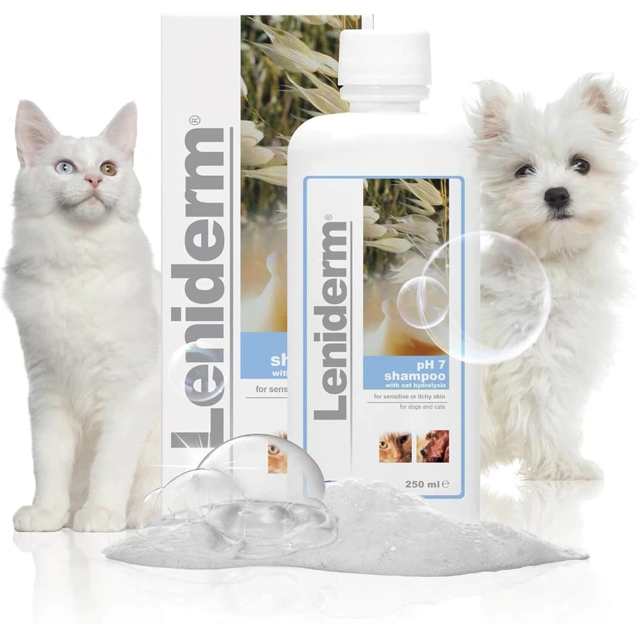 Leniderm Shampoo, 250 ml, Shampoo voor honden en katten ICF