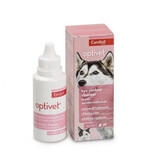 Solutie oftalmica pentru caini si pisici Optivet, 50 ml, Candioli