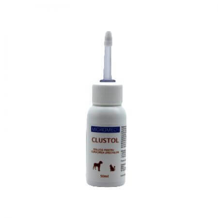 Clustol ear cleaning solution, 50 ml, Micromed Vet