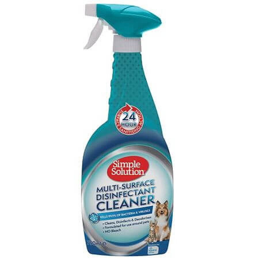 Solution for multiple surfaces Multi-Surface Disinfectant Cleaner, 750 ml, Simple Solution