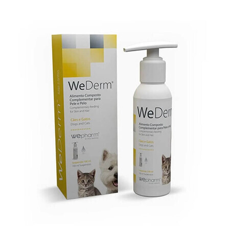 Supplement against dermatological conditions for dogs and cats WeDerm, 100 ml, WePharm