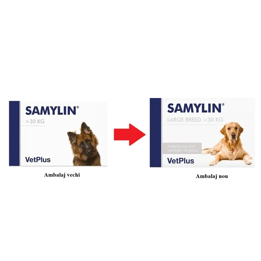 Samylin Large Breed, 30 comprimidos, VetPlus