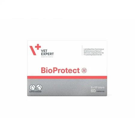 Supplément nutritionnel pour chiens et chats BioProtect, 60 gélules, VetExpert
