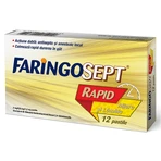 Faringosept Rapid cu aromă de miere și lămâie, 12 pastile, Terapia