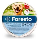 Collier antiparasitaire pour grands chiens Foresto Collar, 1 pièce, Bayer Vet OTC