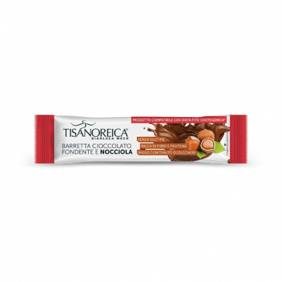 Barretta proteica cioccolato fondente e nocciole Gianluca Mech Tisanoreica Barretta Cioccolato Fondente e Nocciola 1x35gr