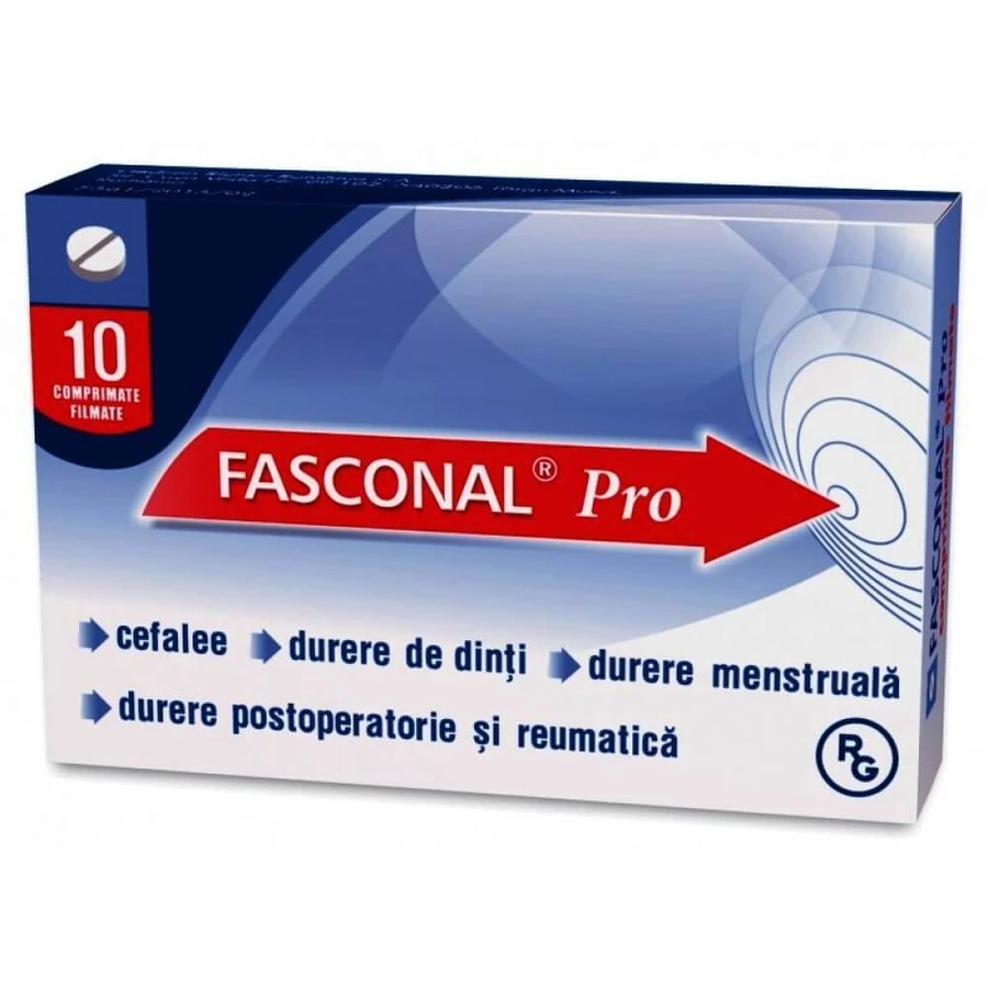 Fasconal Pro, 10 tablets, Gedeon Richter Romania