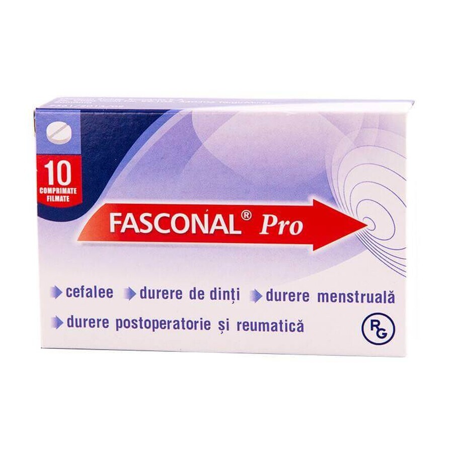 Fasconal Pro, 10 tabletten, Gedeon Richter Roemenië