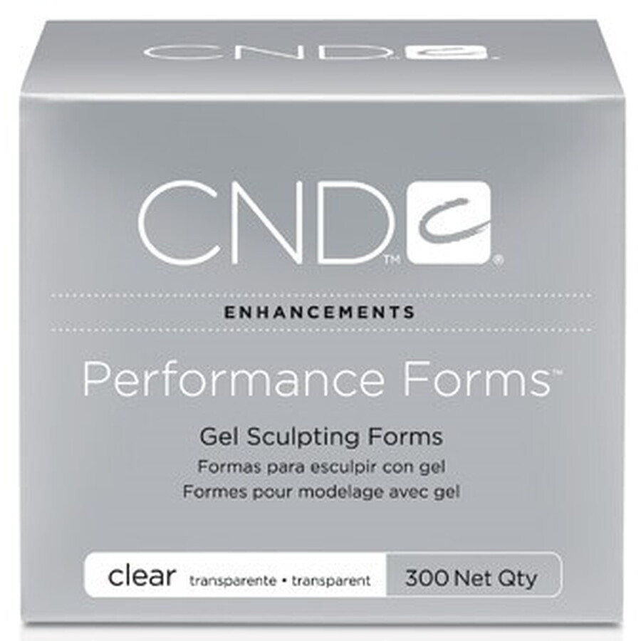 Forme Sculptare CND Performance Clear 300buc