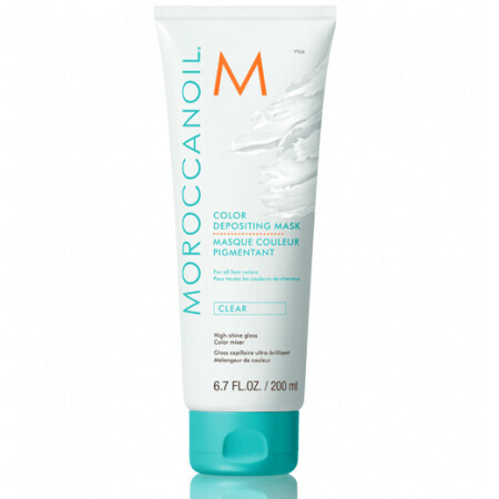 Maschera per capelli Moroccanoil Color Depositing Mask Clear High Shine Gloss 200ml