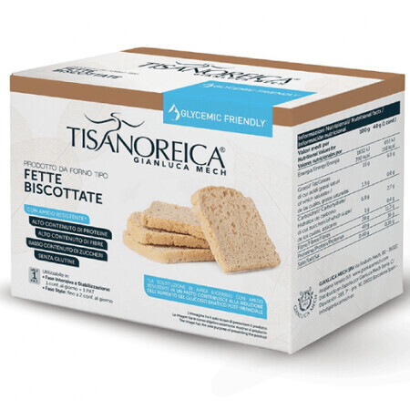 Paine crocanta Gianluca Mech Tisanoreica Biscottes glycémiques 120gr