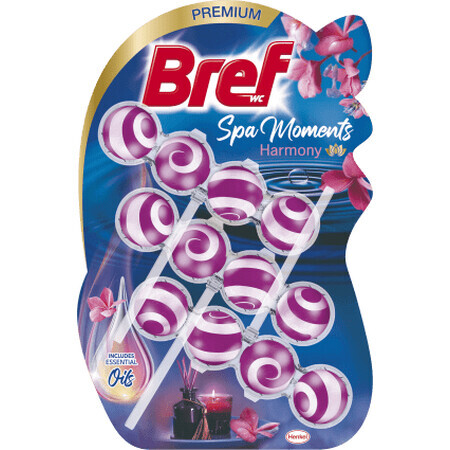 Bref Odorizant wc Wellness Harmony, 3 buc