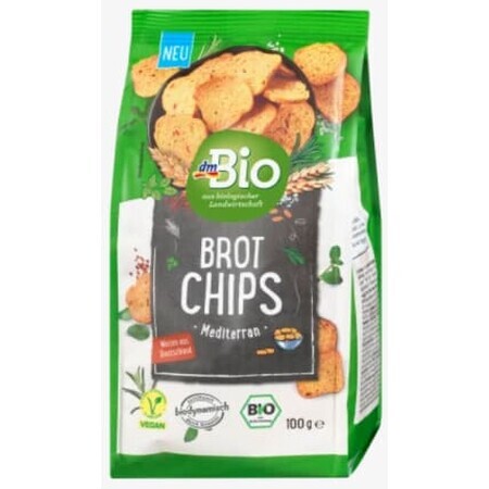 DmBio Mediterrane broodchips, 100 g