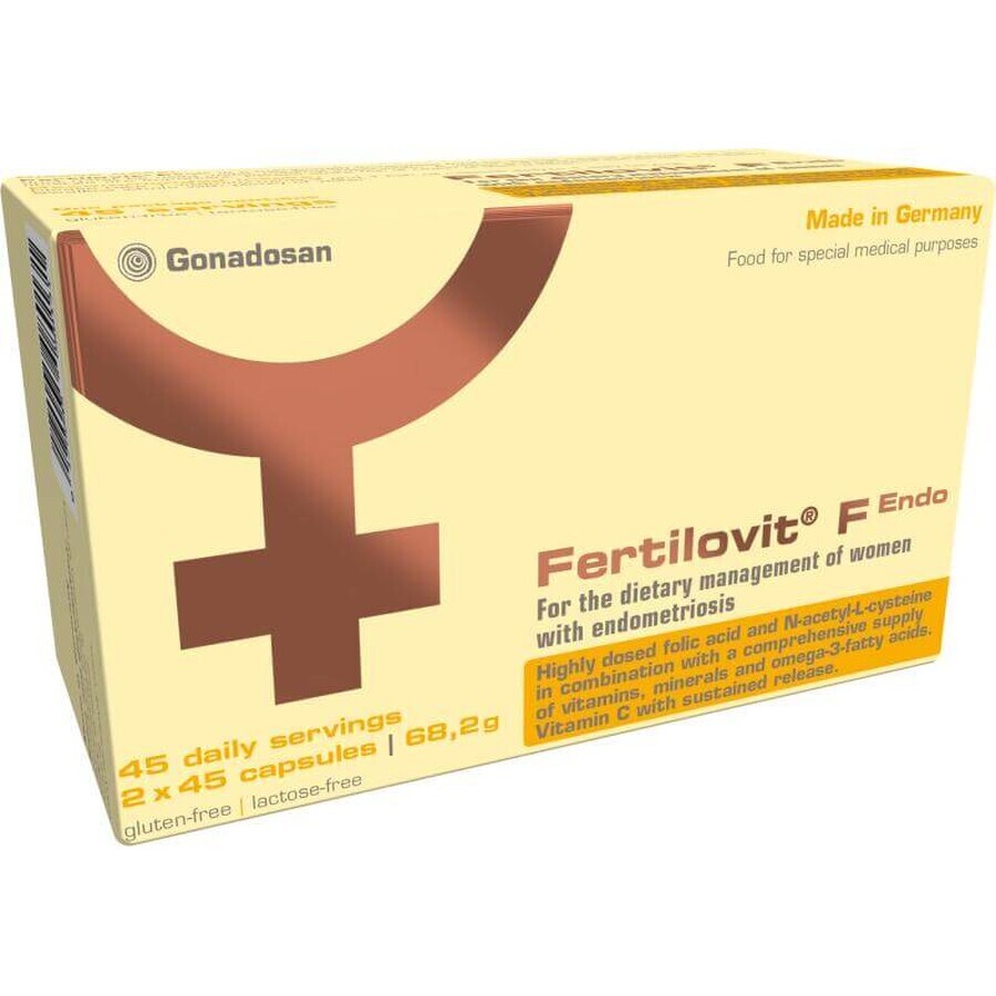 Fertilovit F ENDO, 2 x 45 capsules, Gonadosan