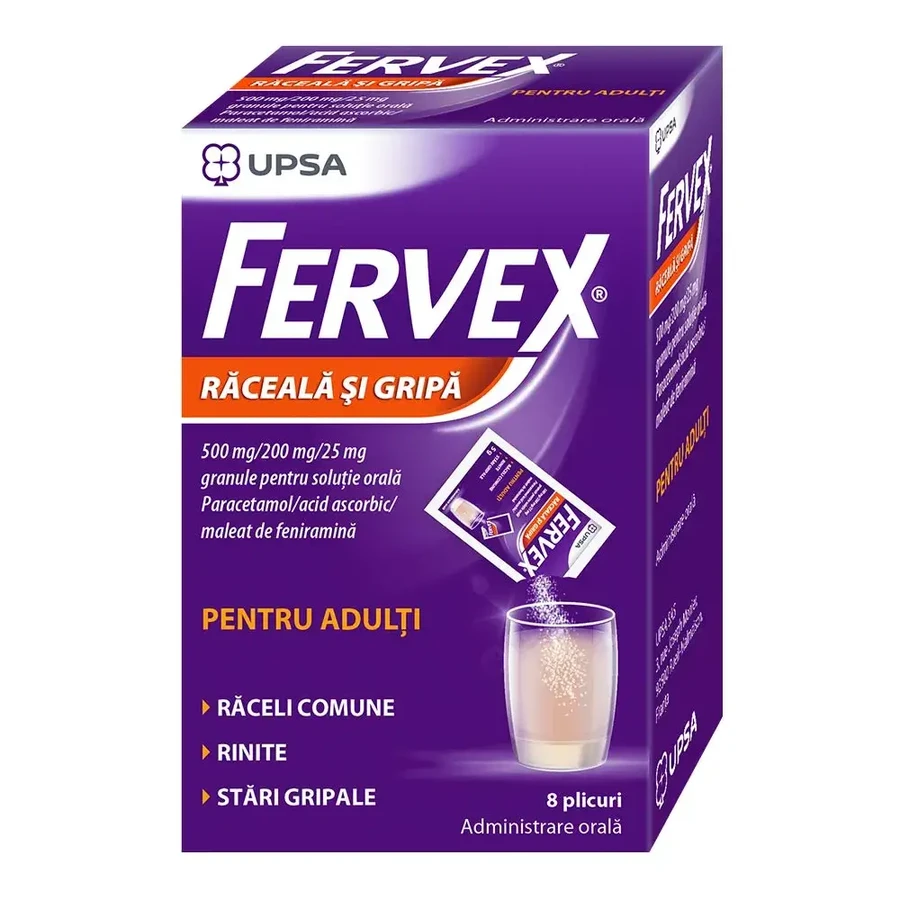 Fervex für Erwachsene, 8 Sachets, Upsa