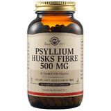 Psylliumzemelenvezel 500 mg, 200 capsules, Solgar