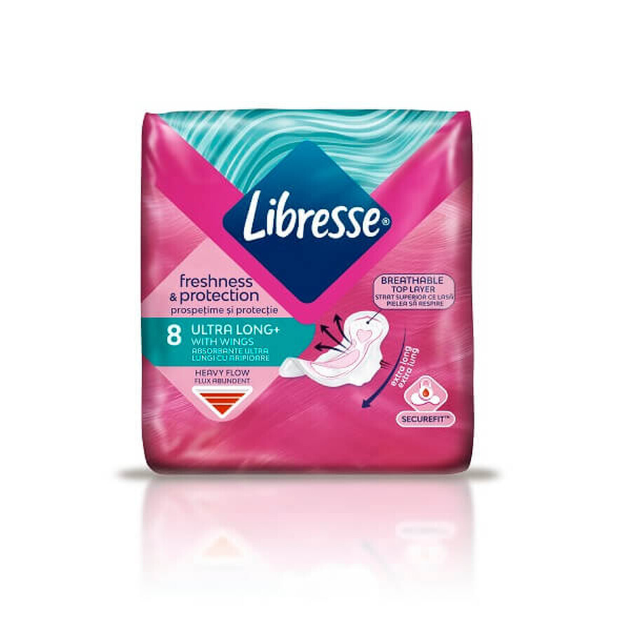 Serviette absorbante Ultra Long, 8 pièces, Libresse