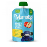 Piure Bio de mere, + 4 luni, 100 g, Mamuko