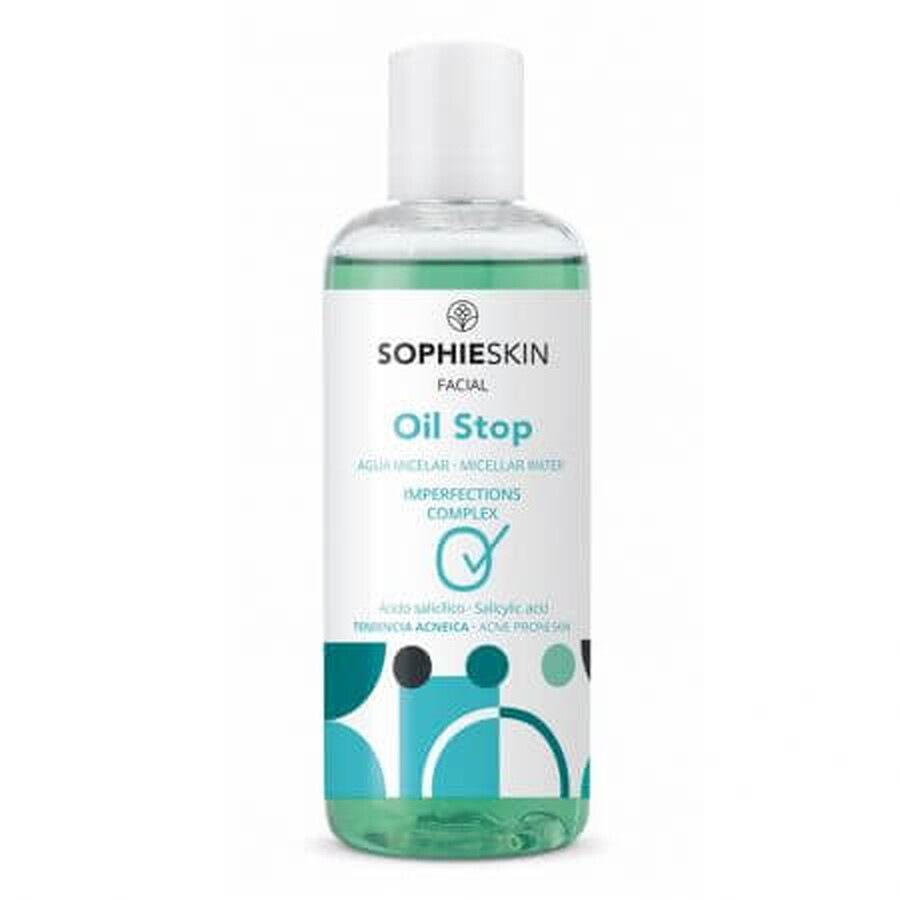 Acqua micellare per pelli a tendenza acneica Oil Stop, 250 ml, Sophieskin