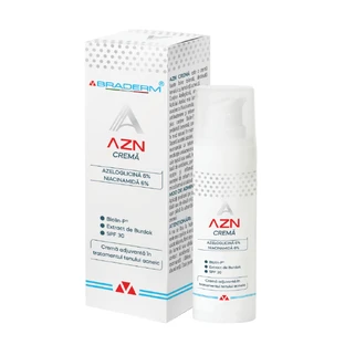 Adjuvante Creme gegen Akne AZN, 30 ml, Braderm