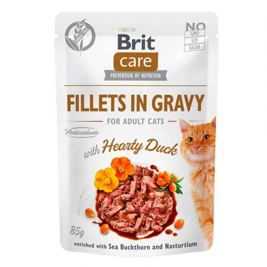 Brit Care Filets de canard en sauce, 85 g, Brit