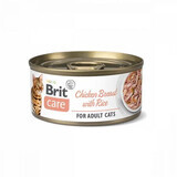 Natvoer met kipfilet en rijst voor katten Brit Care Kipfilet Met Rijst, 70 g, Brit