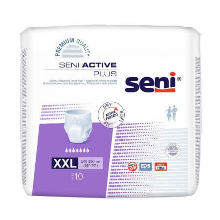 Scutece pentru adulti Active Plus, XXL, 10 bucati, Seni