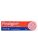 FINALGON 4mg/25mg par gramme, pommade 20 g, Sanofi 