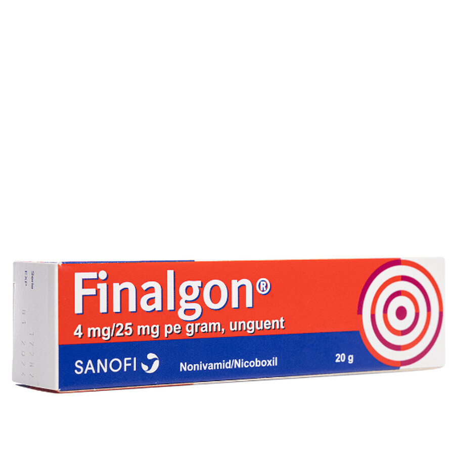 FINALGON 4mg/25mg par gramme, pommade 20 g, Sanofi 