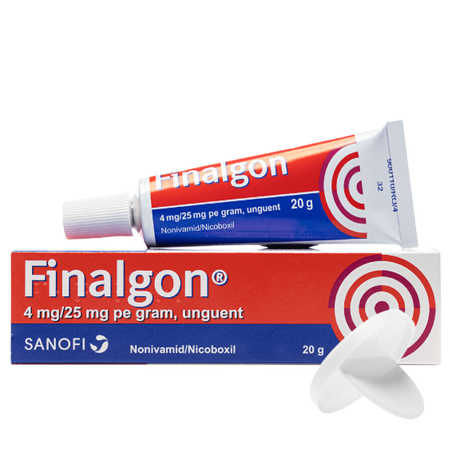 FINALGON 4mg/25mg par gramme, pommade 20 g, Sanofi 