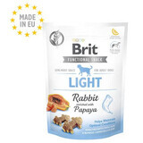 Snack with rabbit for dogs Light Rabbit, 150 g, Brit