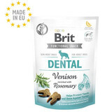 Snack with venison and rosemary for dogs Dental, 150 g, Brit