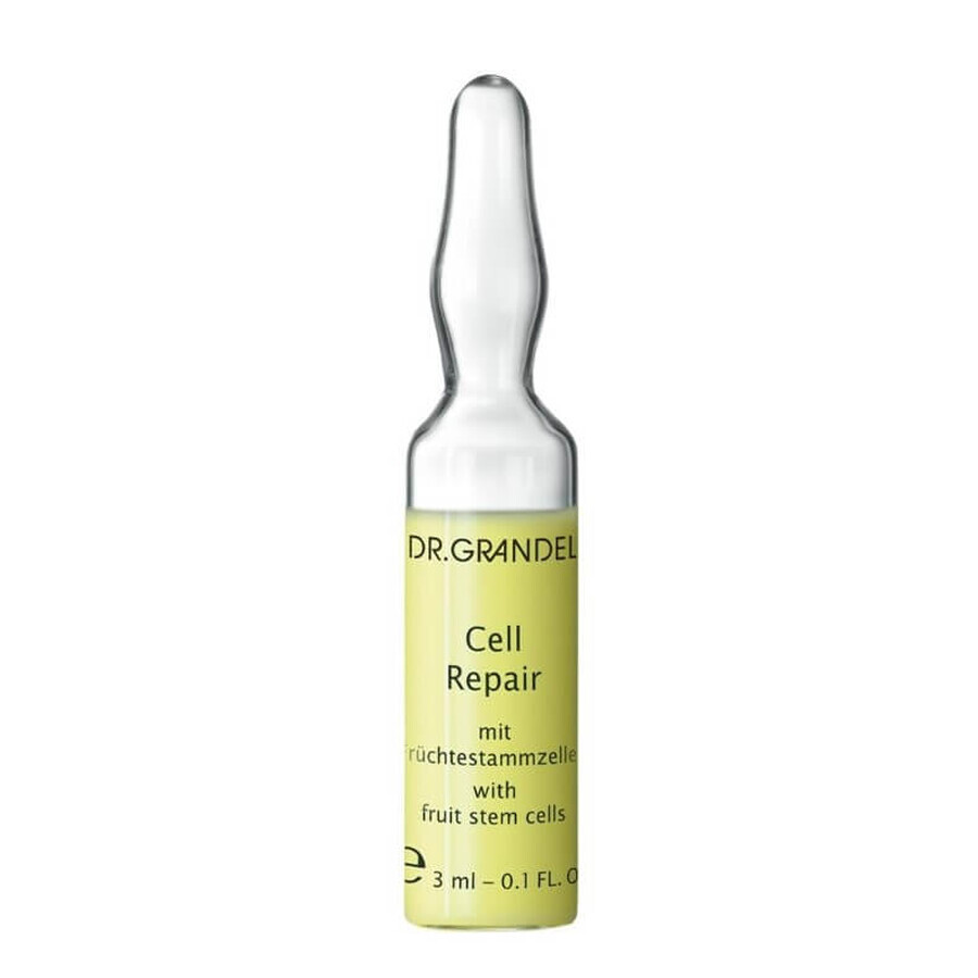 Fiala con concentrato attivo con cellule staminali estratte dai frutti Cell Repair (40378), 3 ml, Dr. Grandel