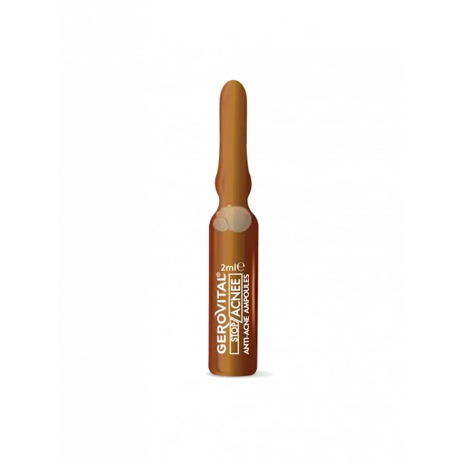 Gerovital Stop Acne Ampoules anti-acné, 10 ampoules x 2 ml, Farmec