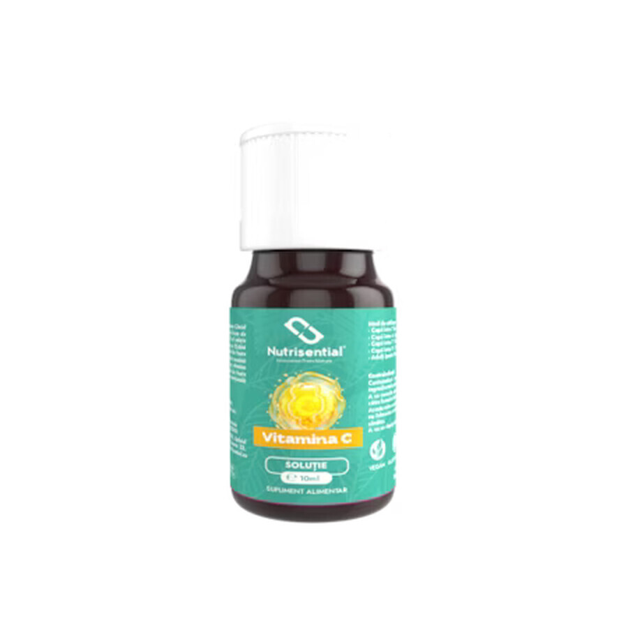 Vitamine C, Solution, adultes et enfants, 10ml, Nutrisential