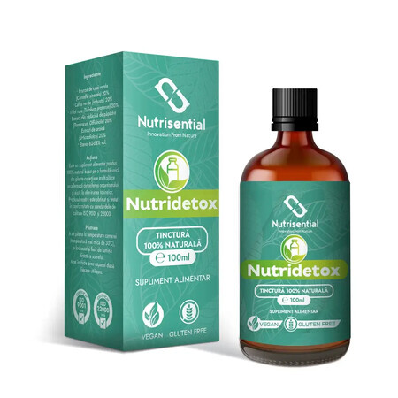 Tintura per disintossicazione, Nutridetox, Nutrisential, 100ml