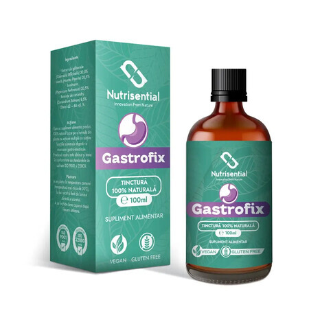 Tinctuur voor aandoeningen van het spijsverteringsstelsel, GastroFix x 100ml, Nutrisential