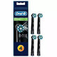 Cross Action Black Edition elektrische tandenborstel navullingen, 4 stuks, Oral B