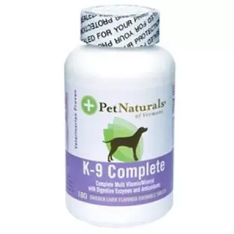 Hondensupplement Compleet K-9, 180 tabletten, Pet Naturals