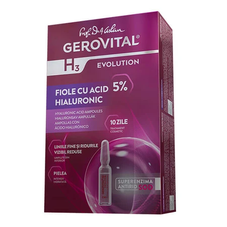 Gerovital H3 Evolution, 10 Ampullen x 2 ml, Farmec