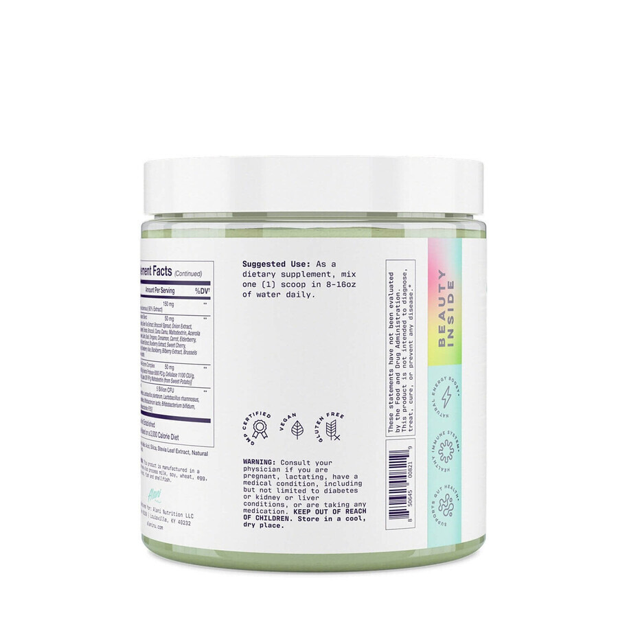 Alani NU Super Greens, mélange d'aliments super verts avec arôme naturel, 219 g, GNC